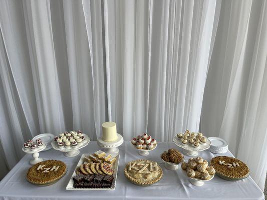 Wedding dessert table