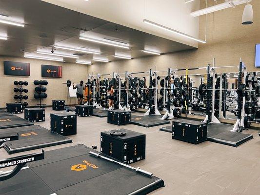 Second Floor Barbell Area