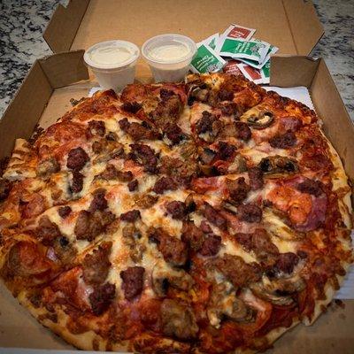 Meat Eater Combo Pizza