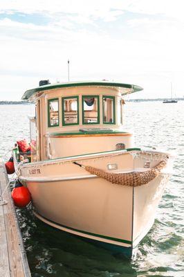 "Bow Pudding", a traditional cushion on the front of tugboats to protect the hulls when pushing another vessel