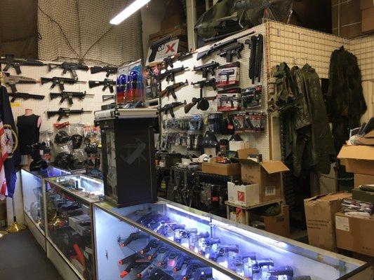 More photos of the other section of the surplus store.