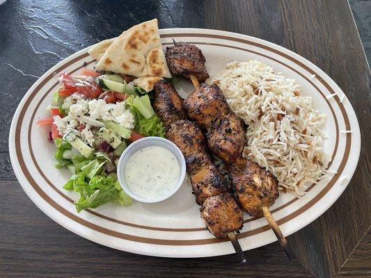 Chicken Shish Kebab Platter