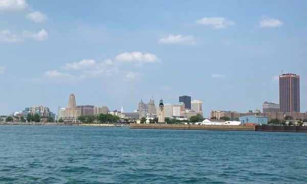 Buffalo skyline. Taken from the history boat tour.