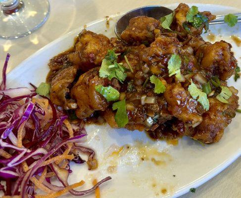 Cauliflower Vegetable Manchurian Dry