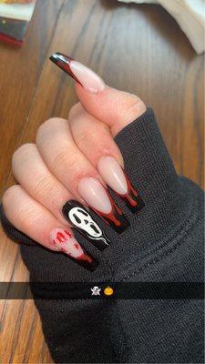 My Halloween nails :)