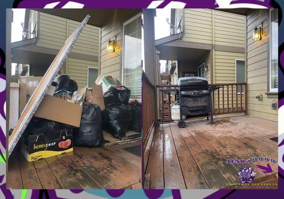 Junk removal for a customer in Beaverton, Oregon.