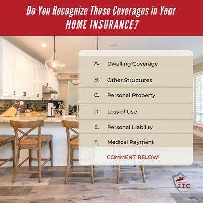 What included in your home insurance and what they do for you?!