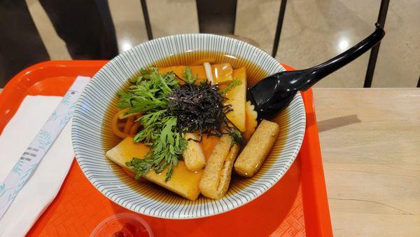 Fried Tofu & Fishcake Udon