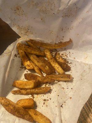 Overseasoned Hippo Cajun Fries