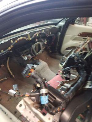 Had to remove steering column and dash to get to blend door motor for vehicle to have heat or AC