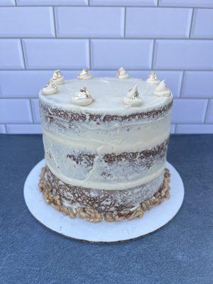 Carrot Cake with Naked Cream Cheese Frosting