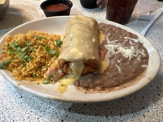 Chicken Fajita Chimichanga