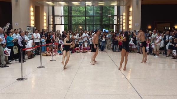 Dancers at the 2015 EU Embassy Day