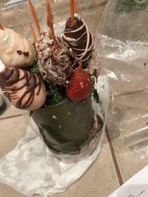 This was suppose too be chocolate covered strawberries.