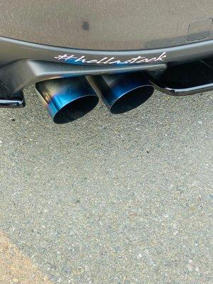 Good custom muffler work, recommend it. They work with you to make sure you leave satisfied.