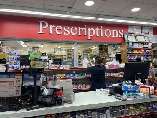 Pharmacy counter