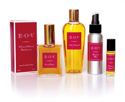 Our signature fragrance EOV.  100 % natural.  100 % vegan.  made in the USA.