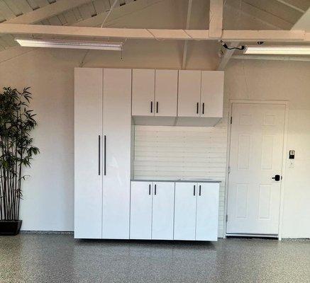 Custom Designed Cabinets: Glacier White Finish