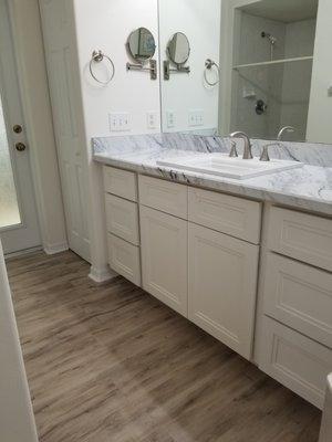 Master bathroom vanity.