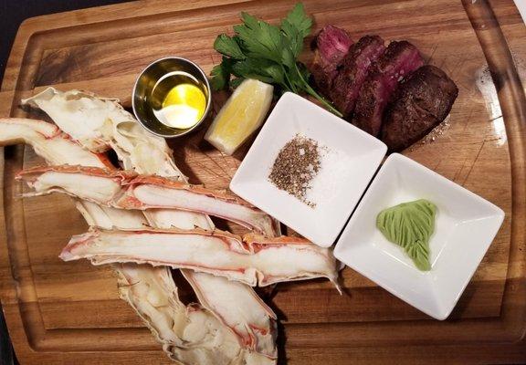 Ultimate Surf n Turf A5 Wagyu & Red Kin Crab Legs