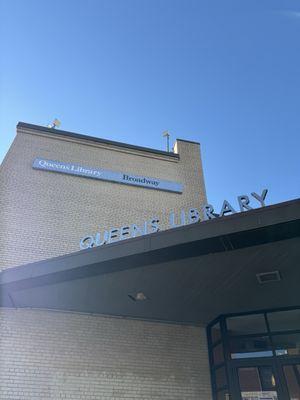 Outside exterior sign, close-up.