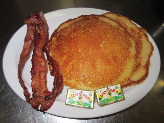 Short stack with bacon