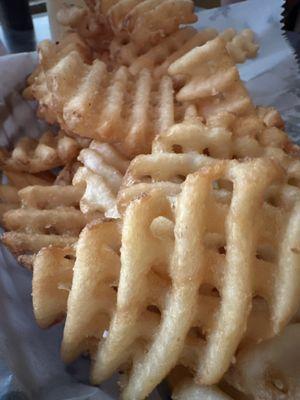 Waffle fries