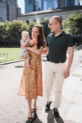 Couple photoshoot Bryant Park