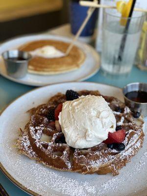 Gluten free waffle & gluten free pancake