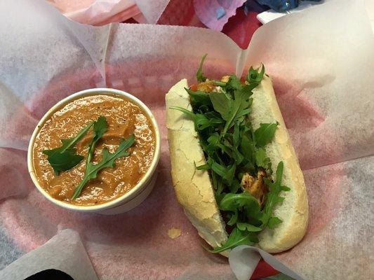 Raging Cajun Chicken Hoagie