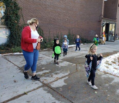 A wonderful Halloween Parade to show off those costumes.