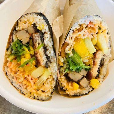 Build your own sushi burrito