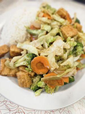 Tofu veggie stir fry