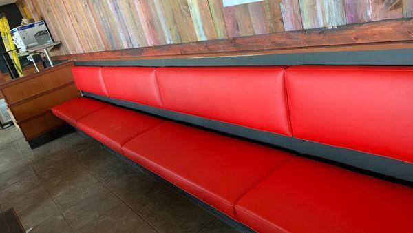 If you own a business and need commercial upholstery services, look no further than G&D Mfg. Upholstery we specialize in restaurant booths.