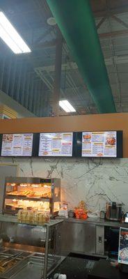 Chicken and menu