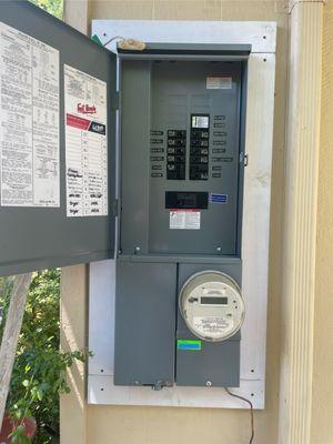 Semi flush Main panel upgrade