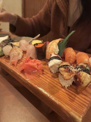 The "ocean" sushi platter