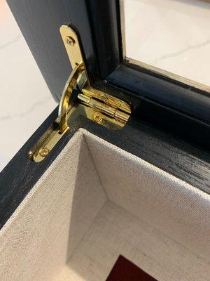 Sword Shadow Box hinges