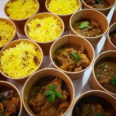 Mutton curry and Pulao