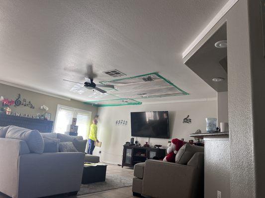 Ceiling flood cuts