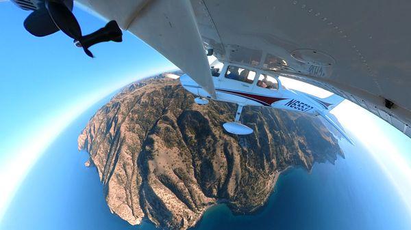 Me over Catalina!