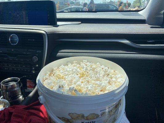 Kettle corn at Fisher's