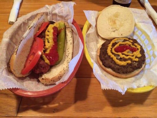 Thursday 2 dollar burgers and Chicago dogs.