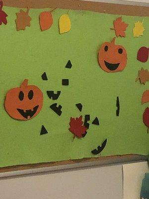 Fall theme felt board