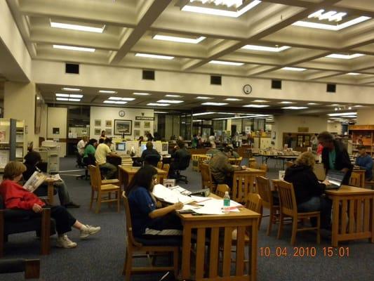 The library is always a fun place to hang out.