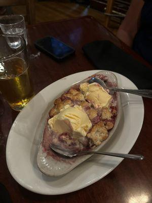 The most yummy berry cobbler