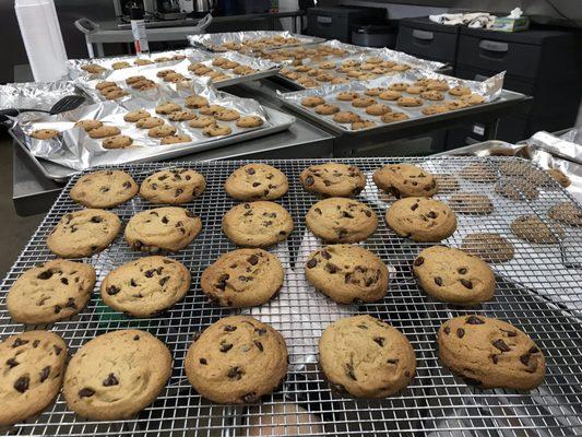 Fresh baked cookies...