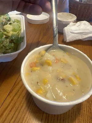 Bacon corn chowder