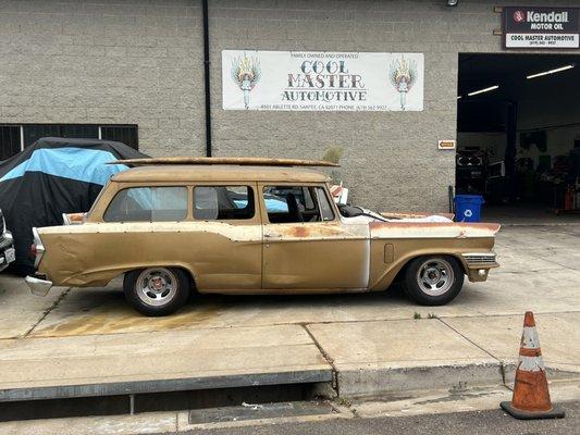 1957 studebaker 6.0 LS with six speed tremec on coil overs look out