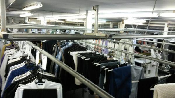 Garments are meticulously checked to be sure they're ready for you!